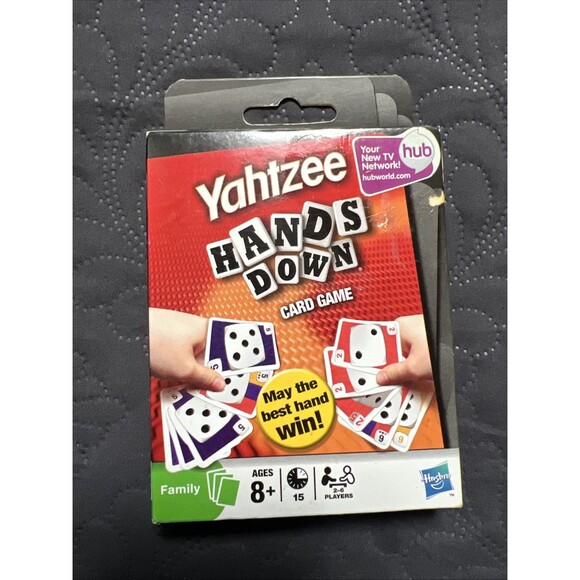 NEW SEALED YAHTZEE HANDS DOWN CARD GAME HASBRO 2009 Family Home Poker Tournament - Picture 1 of 6